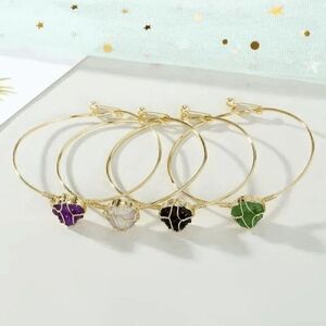White Ladies Fashionable Wire Stone Bracelet